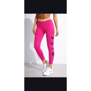 Nike Icon Clash 7/8 Dri-FIT Leggings Womens Small Pink NWT Tights
